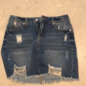 Jean skirt